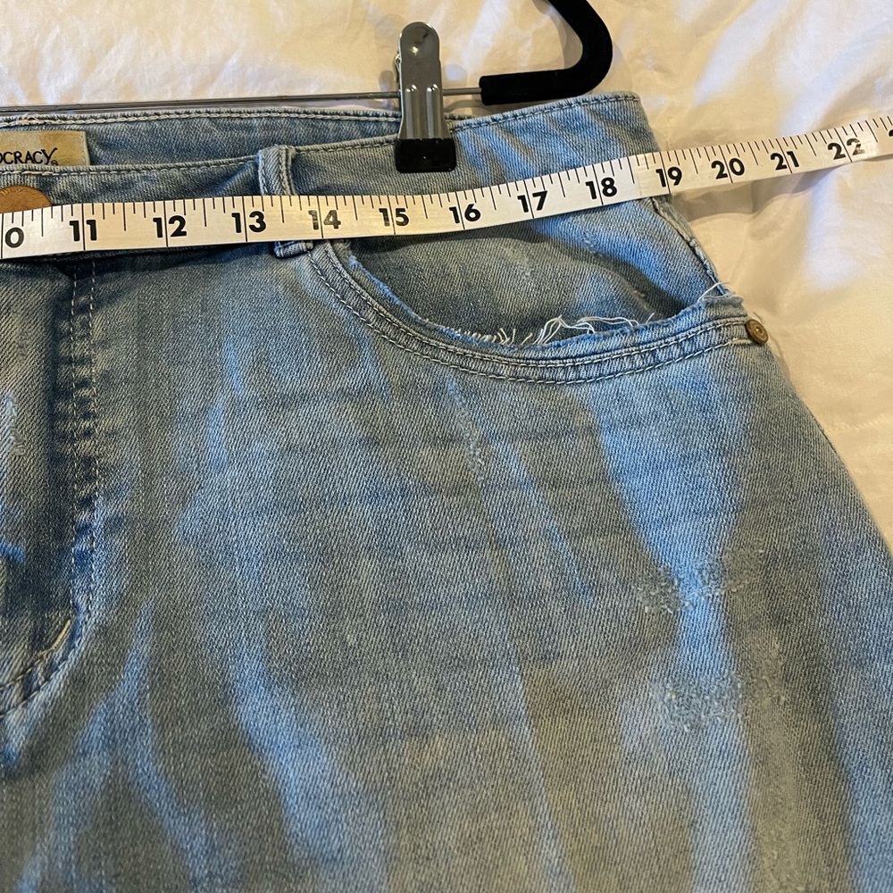 Democracy Light Blue denim skirt